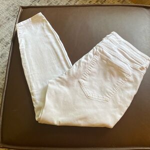Ann Taylor Crisp White Skinny Jeans